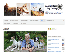 Tablet Screenshot of dogmantics.com